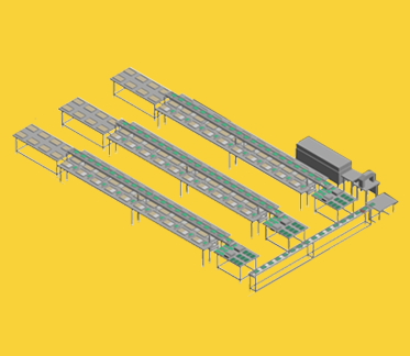 Conveyor system for seafood processing
